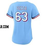 Matt Festa Women's Texas Rangers Light Blue Replica Alternate Jersey