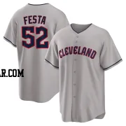 Matt Festa Youth Cleveland Guardians Gray Replica Road Jersey