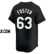 Matt Foster Men's Chicago White Sox Black Limited Alternate Jersey