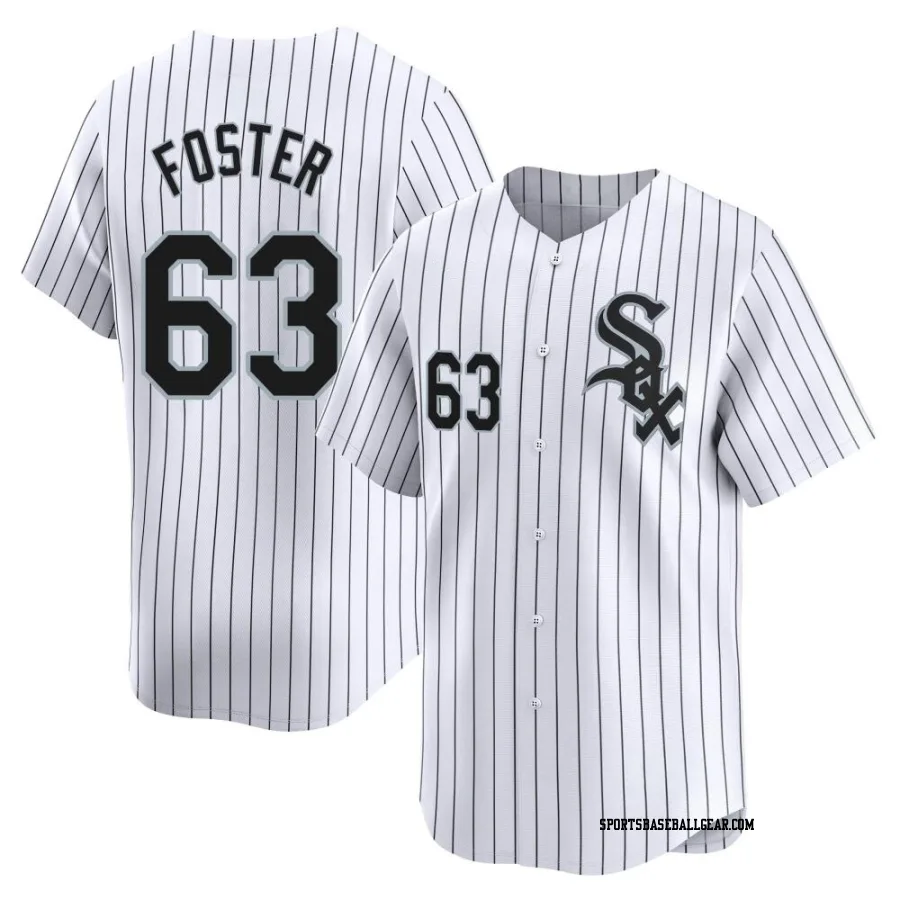 Matt Foster Men's Chicago White Sox White Limited Home Jersey