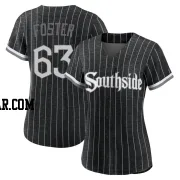 Matt Foster Women's Chicago White Sox Black Replica 2021 City Connect Jersey