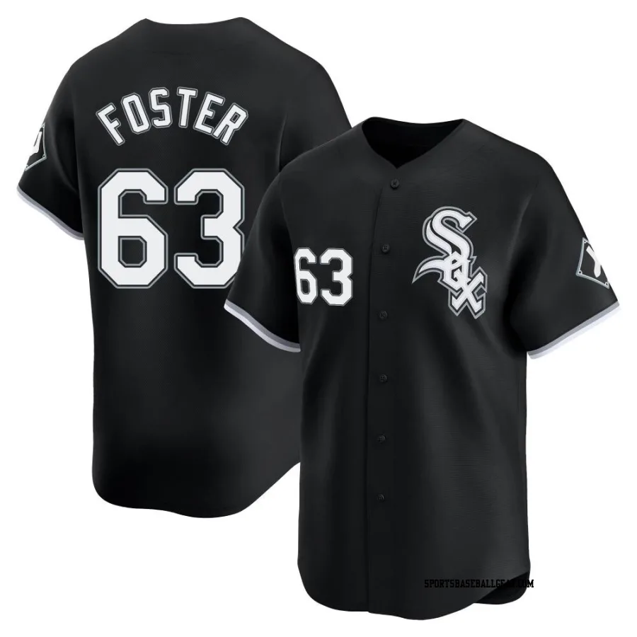 Matt Foster Youth Chicago White Sox Black Limited Alternate Jersey