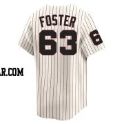 Matt Foster Youth Chicago White Sox Cream Limited Throwback Cooperstown Jersey