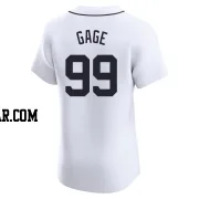 Matt Gage Men's Detroit Tigers White Elite Home Jersey