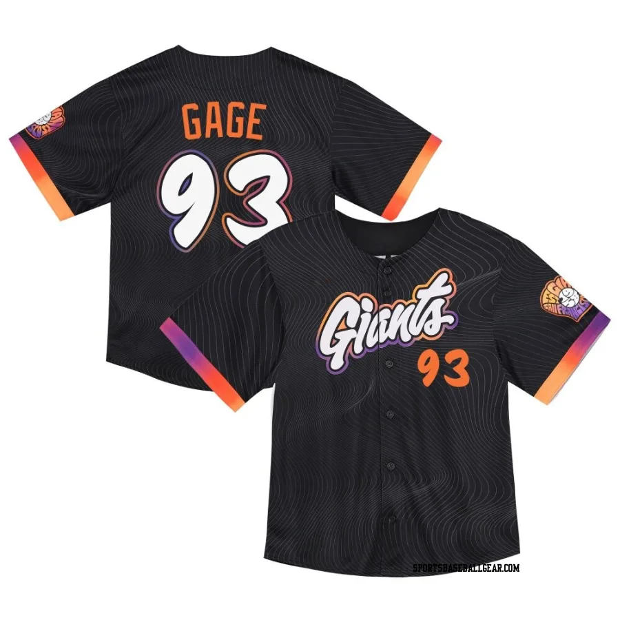 Matt Gage Toddler San Francisco Giants Anthracite Limited 2025 City Connect Jersey