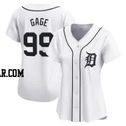 Matt Gage Women's Detroit Tigers White Limited Home Jersey