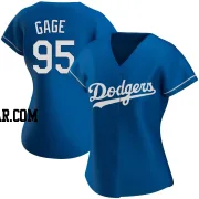 Matt Gage Women's Los Angeles Dodgers Royal Authentic Alternate Jersey