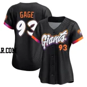 Matt Gage Women's San Francisco Giants Anthracite Limited 2025 City Connect Jersey