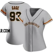 Matt Gage Women's San Francisco Giants Gray Authentic Road Jersey