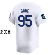 Matt Gage Youth Los Angeles Dodgers White Limited 2024 World Tour Seoul Series Home Jersey
