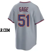 Matt Gage Youth New York Mets Gray Replica Away 2.0 Jersey