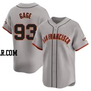 Matt Gage Youth San Francisco Giants Gray Limited Away Jersey