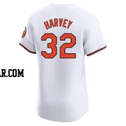Matt Harvey Men's Baltimore Orioles White Elite Home Jersey