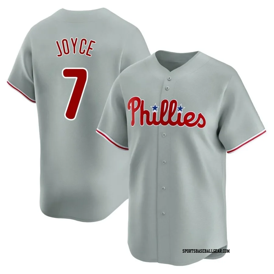 Matt Joyce Youth Philadelphia Phillies Gray Limited Away Jersey