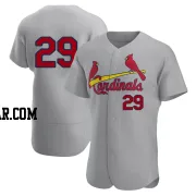 Matt Koperniak Men's St. Louis Cardinals Gray Authentic Road Jersey