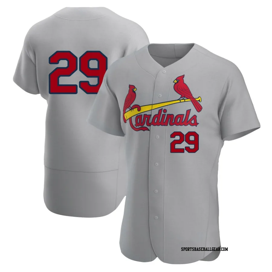Matt Koperniak Men's St. Louis Cardinals Gray Authentic Road Jersey