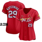 Matt Koperniak Women's St. Louis Cardinals Red Limited 2024 City Connect Jersey