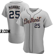 Matt Manning Men's Detroit Tigers Gray Authentic Road Jersey