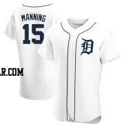 Matt Manning Men's Detroit Tigers White Authentic Home Jersey