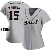 Matt Manning Women's Detroit Tigers Gray Replica Road Jersey