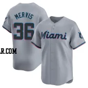 Matt Mervis Youth Miami Marlins Gray Limited Road Jersey