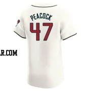 Matt Peacock Men's Arizona Diamondbacks Cream Elite Home Jersey
