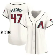 Matt Peacock Women's Arizona Diamondbacks White Limited Home Jersey