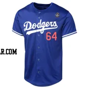 Matt Sauer Youth Los Angeles Dodgers Royal Limited Alternate 2024 World Series Jersey