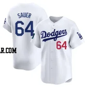 Matt Sauer Youth Los Angeles Dodgers White Limited 2024 World Tour Seoul Series Home Jersey
