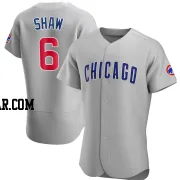 Matt Shaw Men's Chicago Cubs Gray Authentic Road Jersey