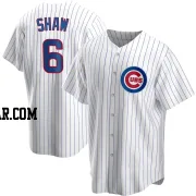 Matt Shaw Men's Chicago Cubs White Replica Home Jersey