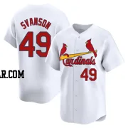 Matt Svanson Men's St. Louis Cardinals White Limited Home Jersey