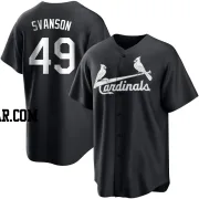 Matt Svanson Youth St. Louis Cardinals Black/White Replica Jersey