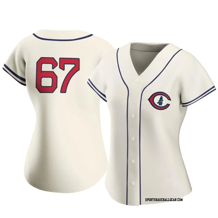 Matt Swarmer Women's Chicago Cubs Cream Replica 2022 Field Of Dreams Jersey