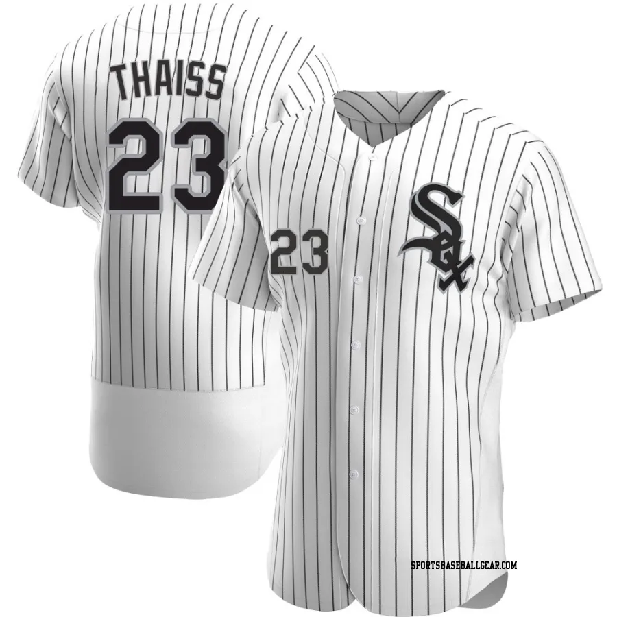 Matt Thaiss Men's Chicago White Sox White Authentic Home Jersey