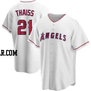 Matt Thaiss Men's Los Angeles Angels White Replica Home Jersey
