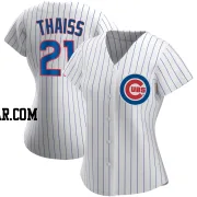 Matt Thaiss Women's Chicago Cubs White Replica Home Jersey