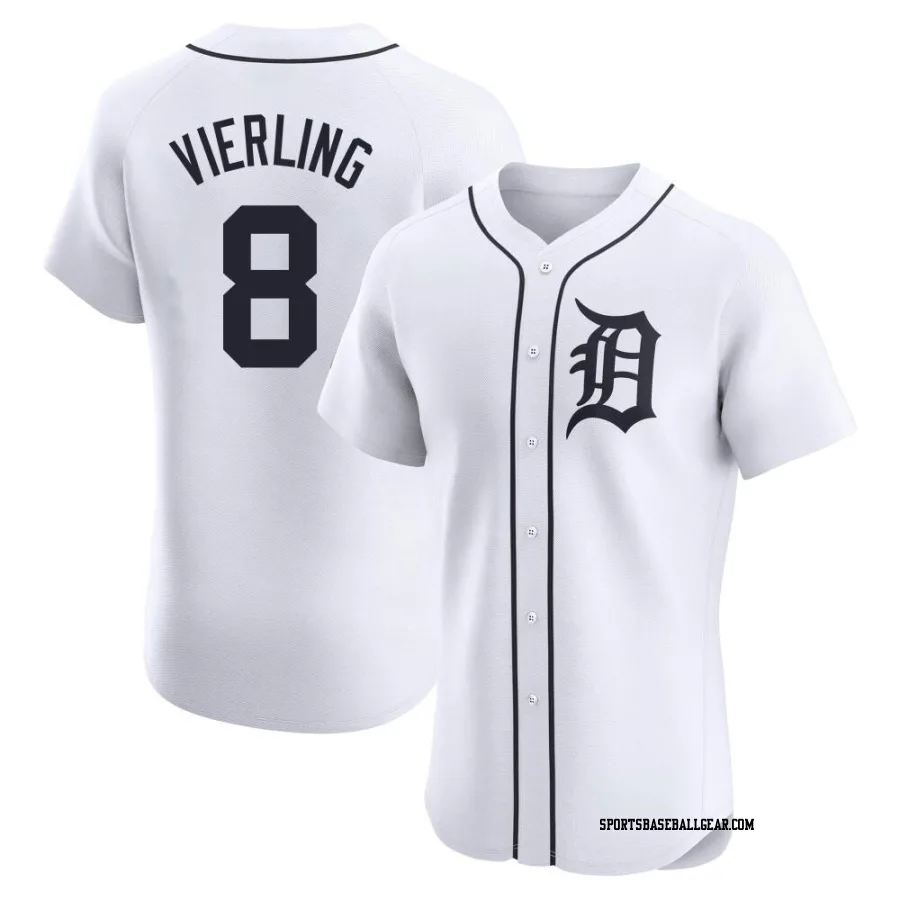Matt Vierling Men's Detroit Tigers White Elite Home Jersey