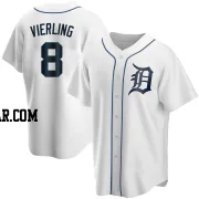 Matt Vierling Youth Detroit Tigers White Replica Home Jersey
