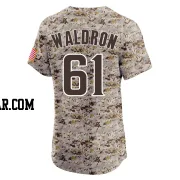 Matt Waldron Men's San Diego Padres Camo Elite Alternate Vapor Premier Jersey
