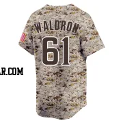 Matt Waldron Men's San Diego Padres Camo Limited 2nd Alternate Jersey