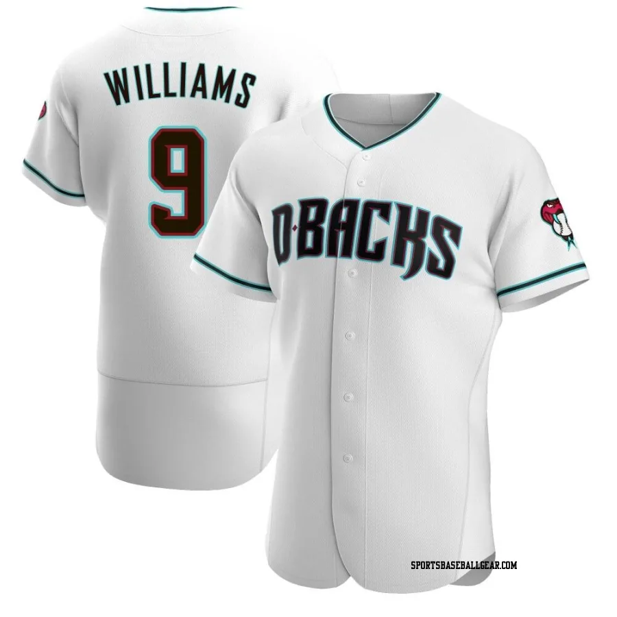 Matt Williams Men's Arizona Diamondbacks White/Teal Authentic Alternate Jersey