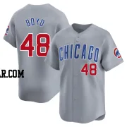 Matthew Boyd Men's Chicago Cubs Gray Limited Road Jersey