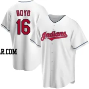 Matthew Boyd Men's Cleveland Guardians White Replica Home Jersey