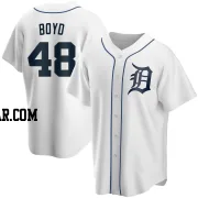Matthew Boyd Men's Detroit Tigers White Replica Home Jersey
