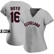 Matthew Boyd Women's Cleveland Guardians Gray Replica Road Jersey