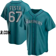 Matthew Festa Youth Seattle Mariners Aqua Replica Alternate Jersey