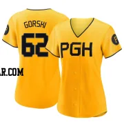 Matthew Gorski Women's Pittsburgh Pirates Gold Replica 2023 City Connect Jersey