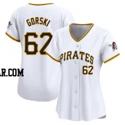 Matthew Gorski Women's Pittsburgh Pirates White Limited Home Jersey