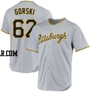 Matthew Gorski Youth Pittsburgh Pirates Gray Replica Road Jersey